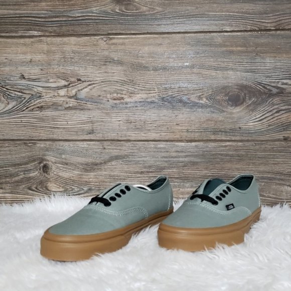 New Vans Authentic Gum Shadow Grey Sneakers - Picture 3 of 8
